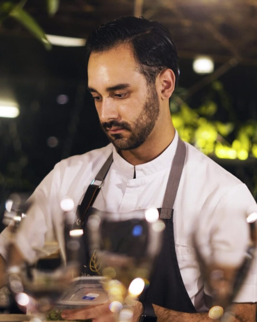 Martín, cocinero y autor de la receta