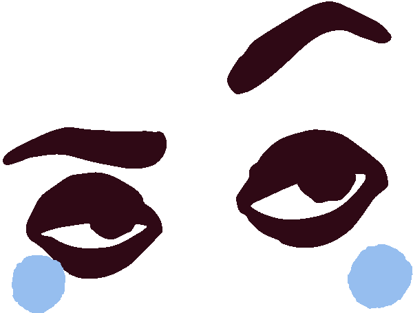 Los ojos de La Cínica, parpadeando